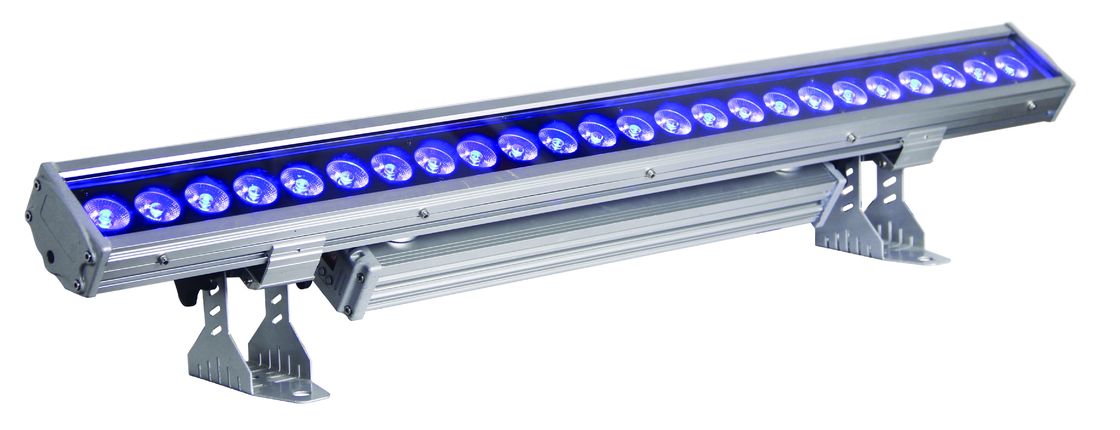 24 x 10w RGBW LED Duvar Yıkama Bar Işıkları Studio için 4in1 Tam Renkli