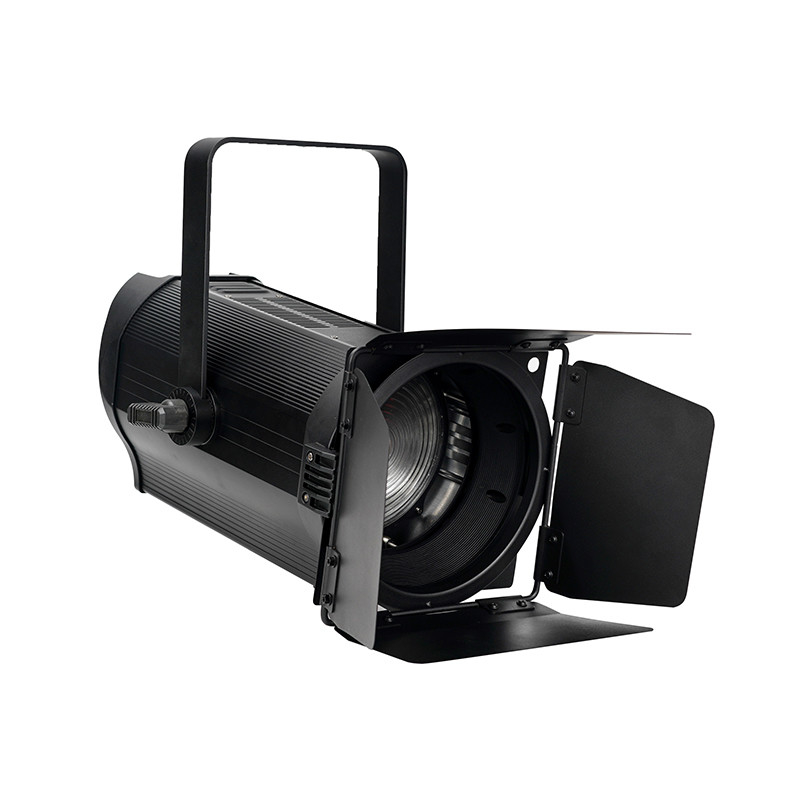 200w Fresnel Spot Tiyatro Sahne Işığı 3200k + 5600k Fresnel Işıkları Siyah Konut Kabuk