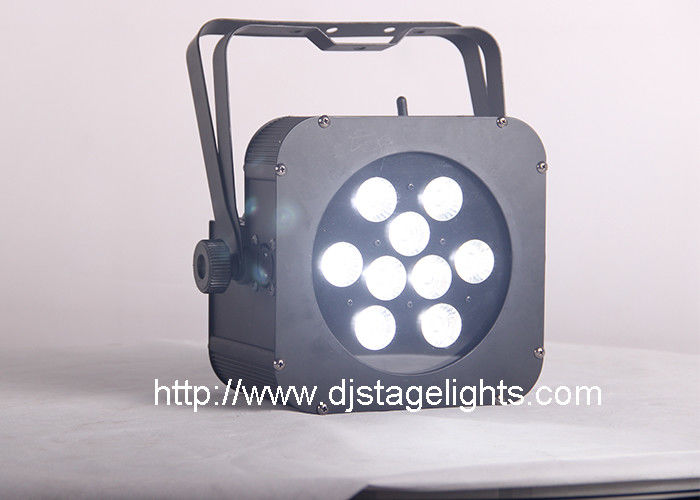 2018 Sahne Işık 9 adet 10 w / 15 w 4in1 / 5in1 Düz dmxwireless pil ile çalışan led par