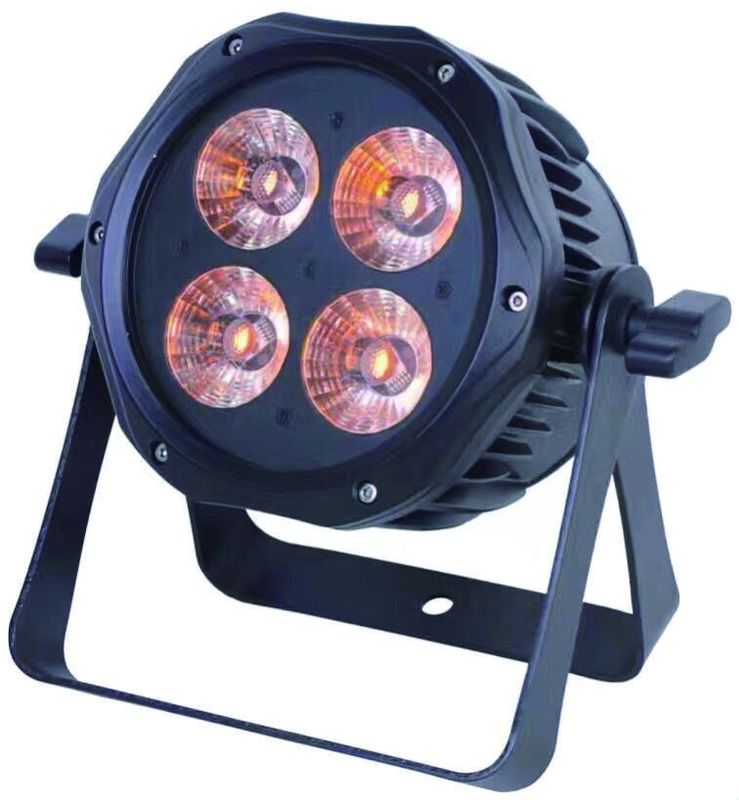Otomatik Mod 4 ADET 40 W LED Par Can Işıklar, 3 in 1 RGB Led Disko Parti Işıkları