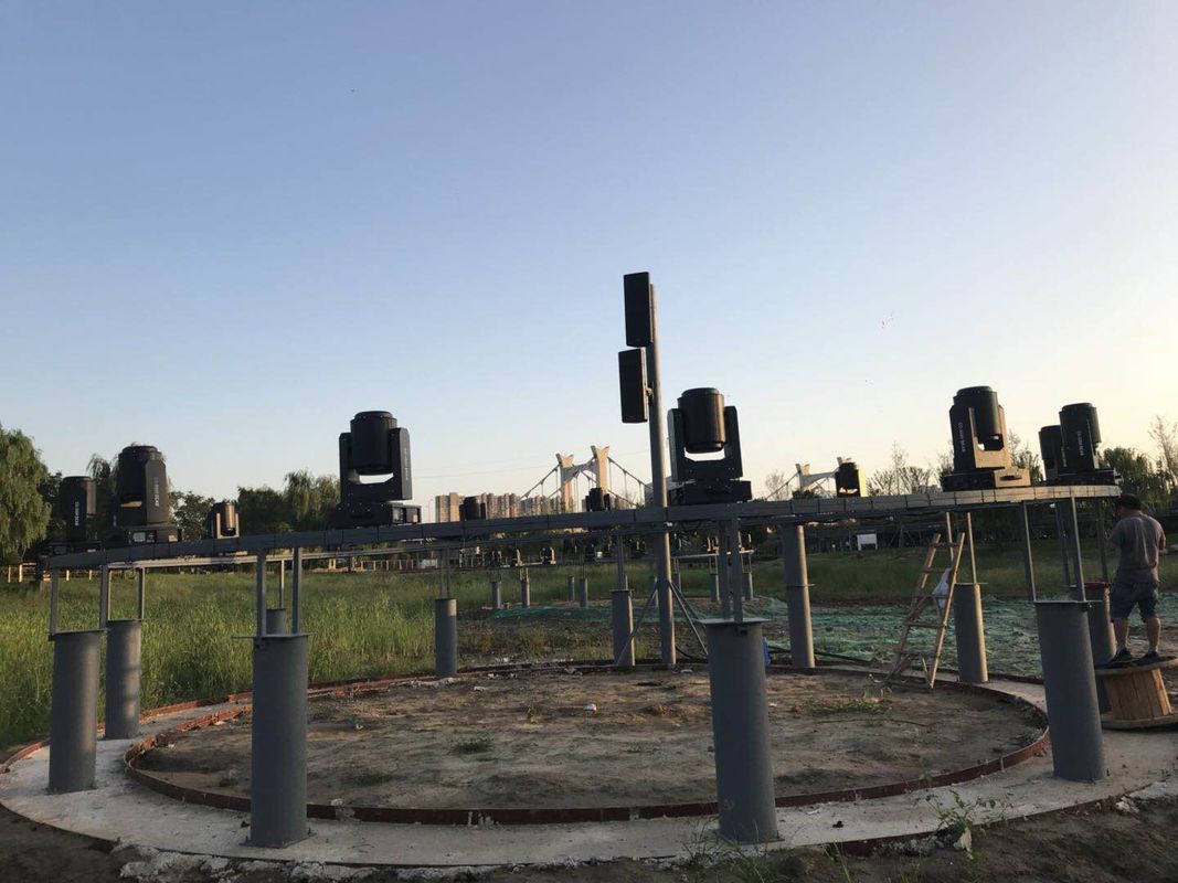 Sahne Gösterisi ve Tiyatro İçin Baş Işık Hareketli 350W Suya Dayanıklı Işın