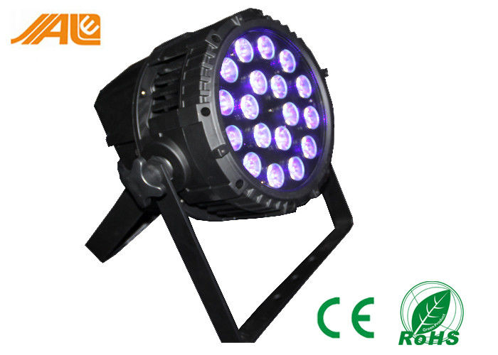 Kapalı / Açık Sahne LED Par Can Lights için Top 1IP65 18 x 15w RGBWA UV 6in1 Su geçirmez Led Par Işık