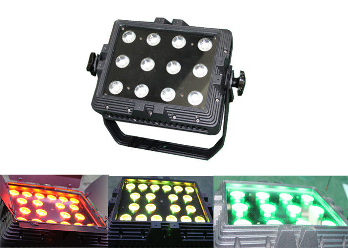 IP65 Su geçirmez 12 * 3W RGB Dış Mekan LED Duvar Washer DMX512 Disco Dj Sahne Aydınlatma