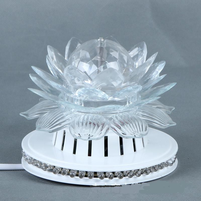 Güzel Disco Sahne Işıkları Küçük Sun Lotus LED Işık, 9W Ayçiçek LED Döner Lamba