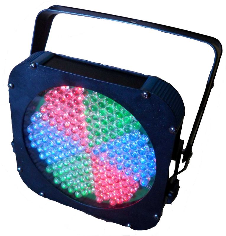 Konser / Tiyatro için Kırmızı Yeşil Mavi Düz LED Par Can Işıklar İnce DMX Dj Par 64