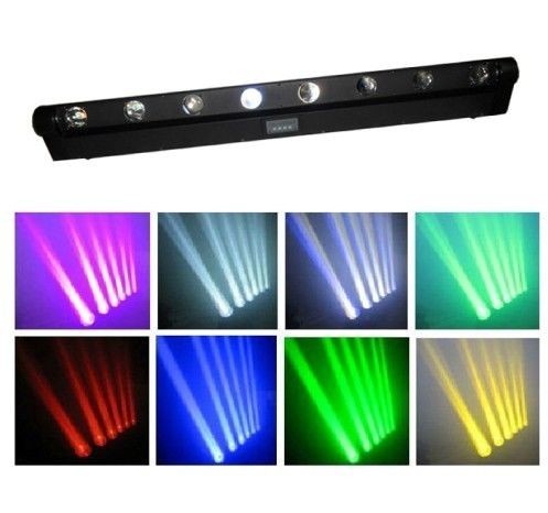 8 Göz 10w Rgbw 4in1 Led Kiriş Hareketli Baş Işığı / Disco Işık Veya Sahne Şovu İçin