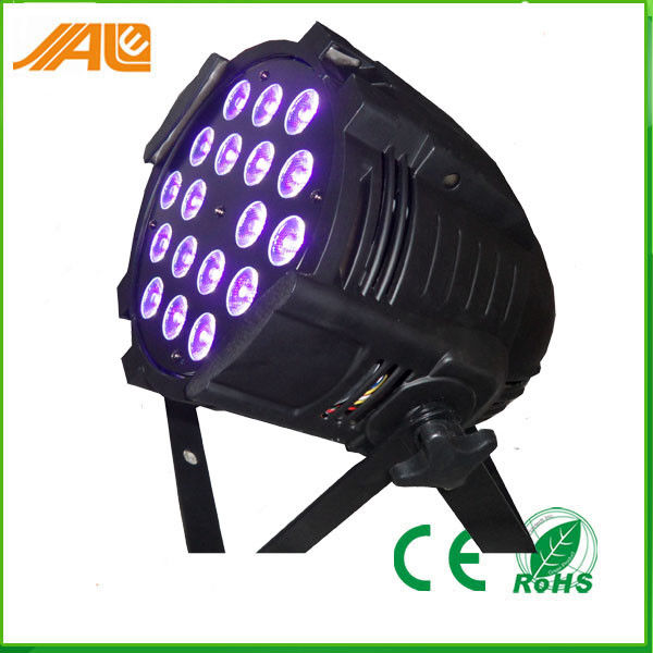 Yeni Par Can Işık 18pcs 15w Rgbwa Uv 6in1 Led Par Disko Sahne Işık / Dmx Par Işık