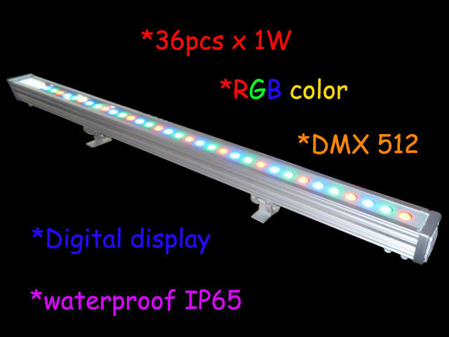 RGB Outdoor 3w 1000mm Uzunluk 36pcs duvar yıkama IP65 / Sahne Işık Decor açtı